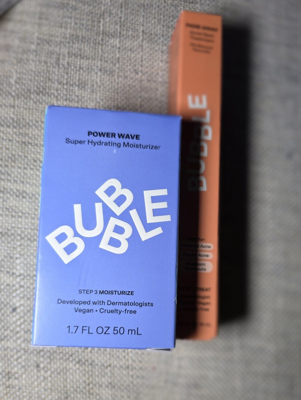 Bubble Bundle Power Wave Super Hydrating Moisturizer + Fade Away Acne Treatment